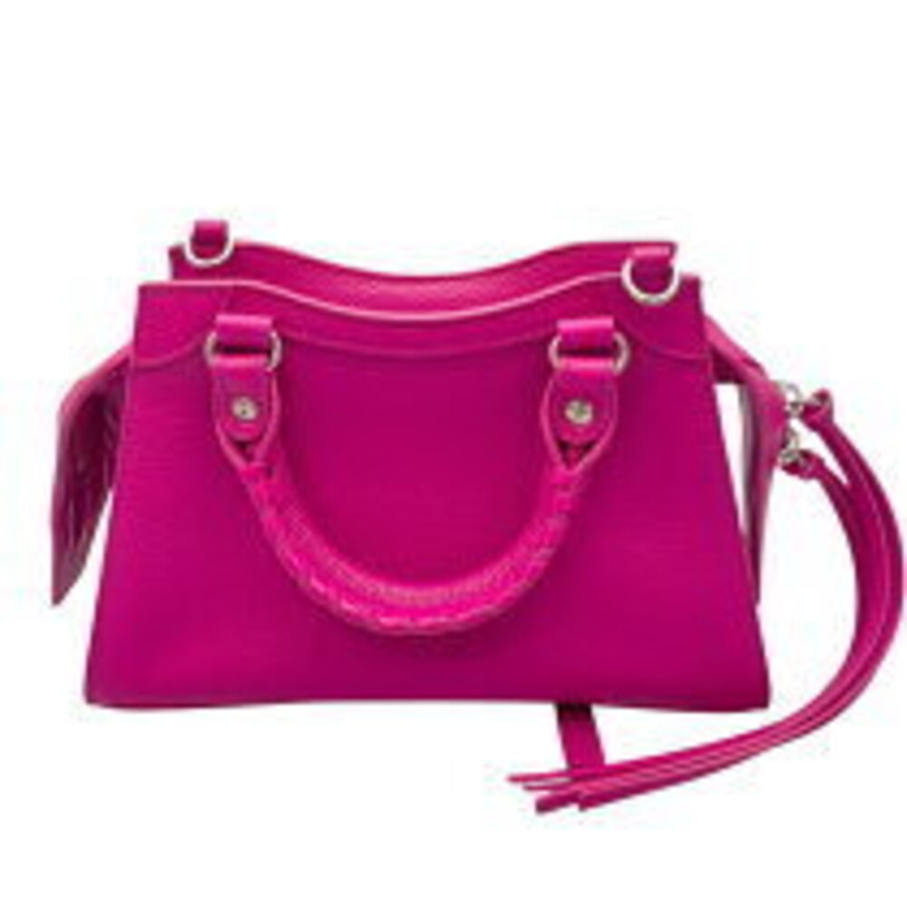 Balenciaga Neo Classic City Purple Leather Shoulder Bag - Picture 2 of 9
